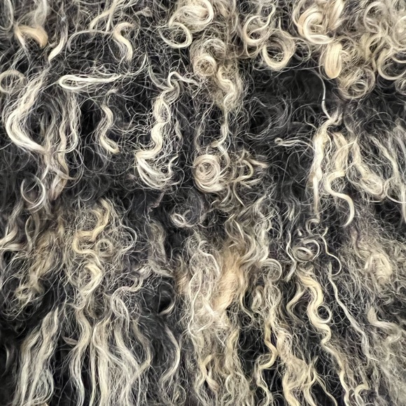 Ben Kahn Mongolian Wool Fur Coat Size S/M - Picture 7 of 7